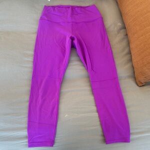 Athleta Vibrant Fuschia Leggings